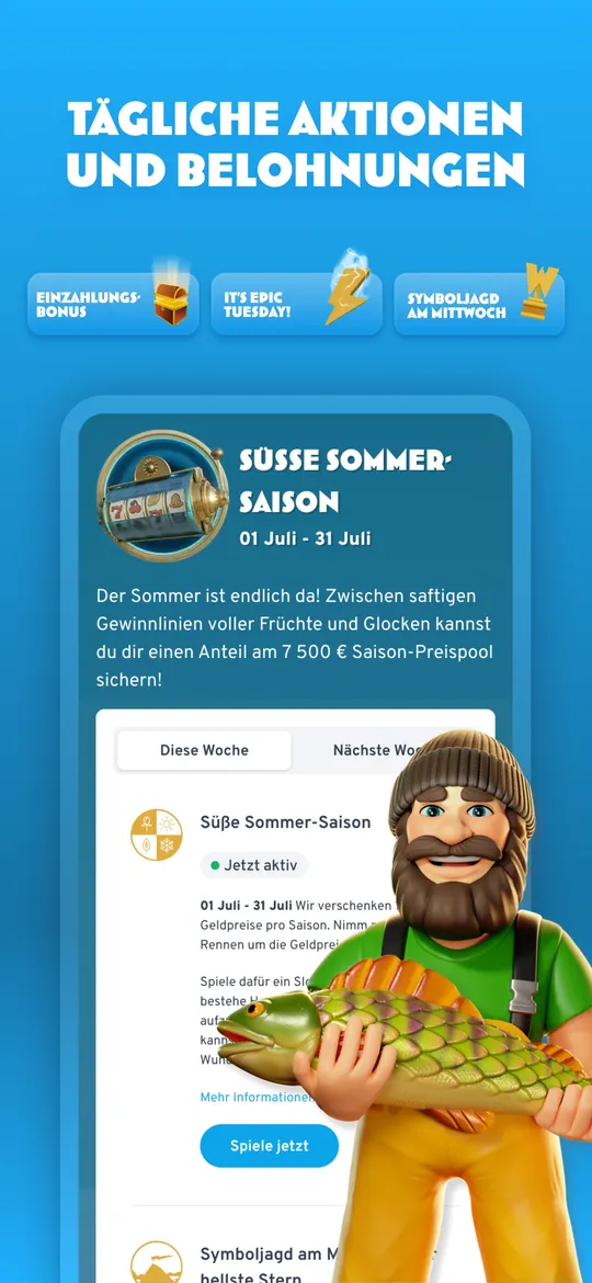 Öffentliche Wunderino Aktionen in der iPhone-App